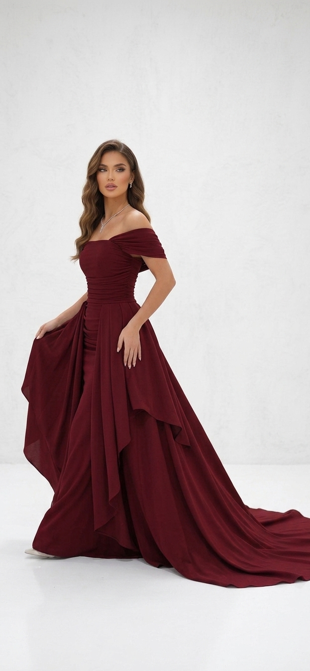 Red Royal Drape