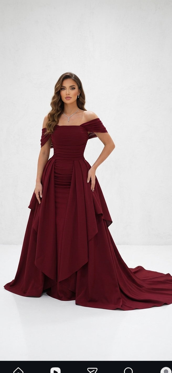 Red Royal Drape