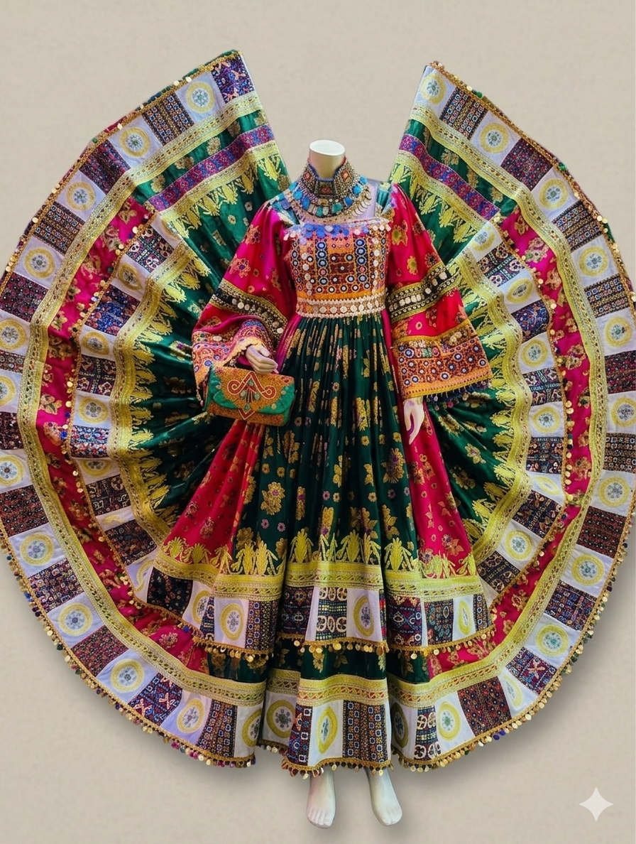 Imperial Emerald & Ruby Heritage Dress