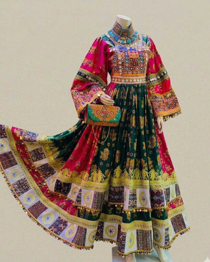 Imperial Emerald & Ruby Heritage Dress